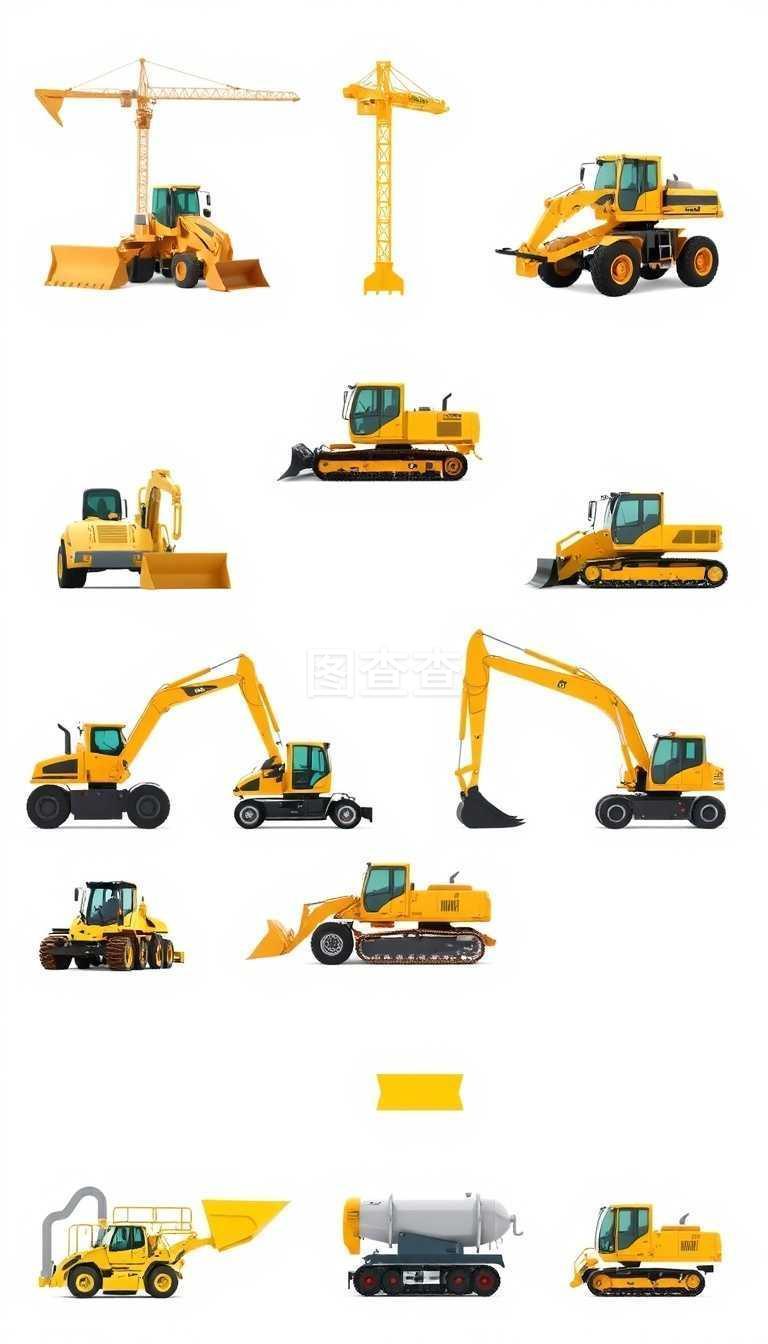 建筑工程機(jī)械 運(yùn)輸、推土、裝載與挖掘設(shè)備的全面解析